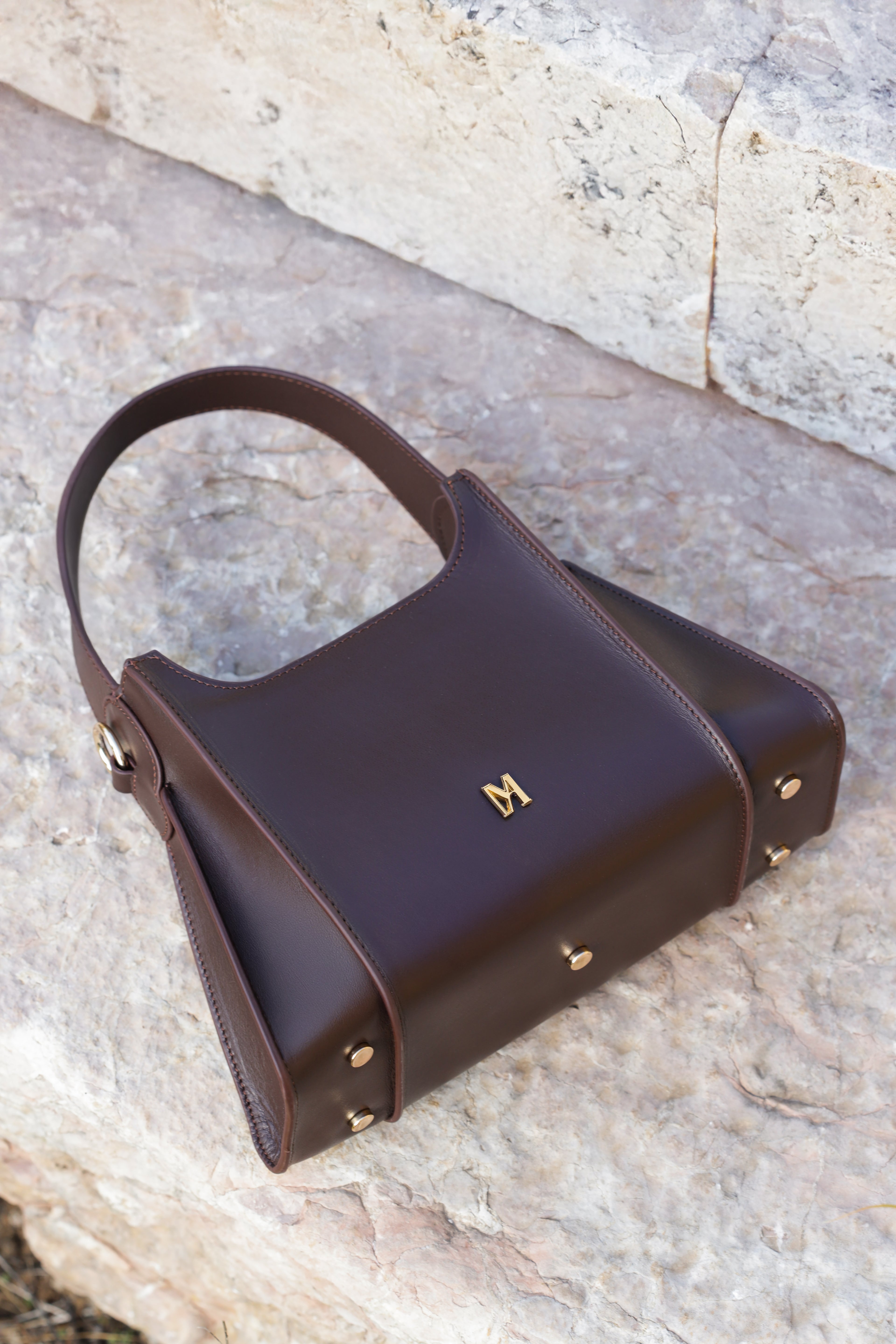 Ksora Kahverengi Deri Çanta