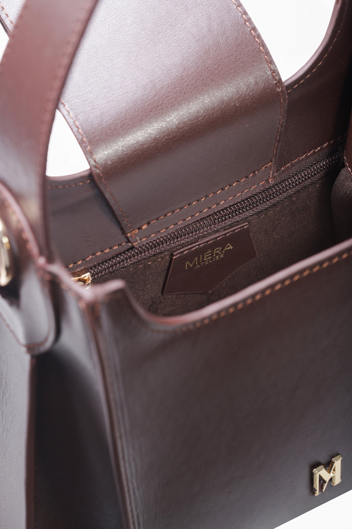 Ksora Kahverengi Deri Çanta