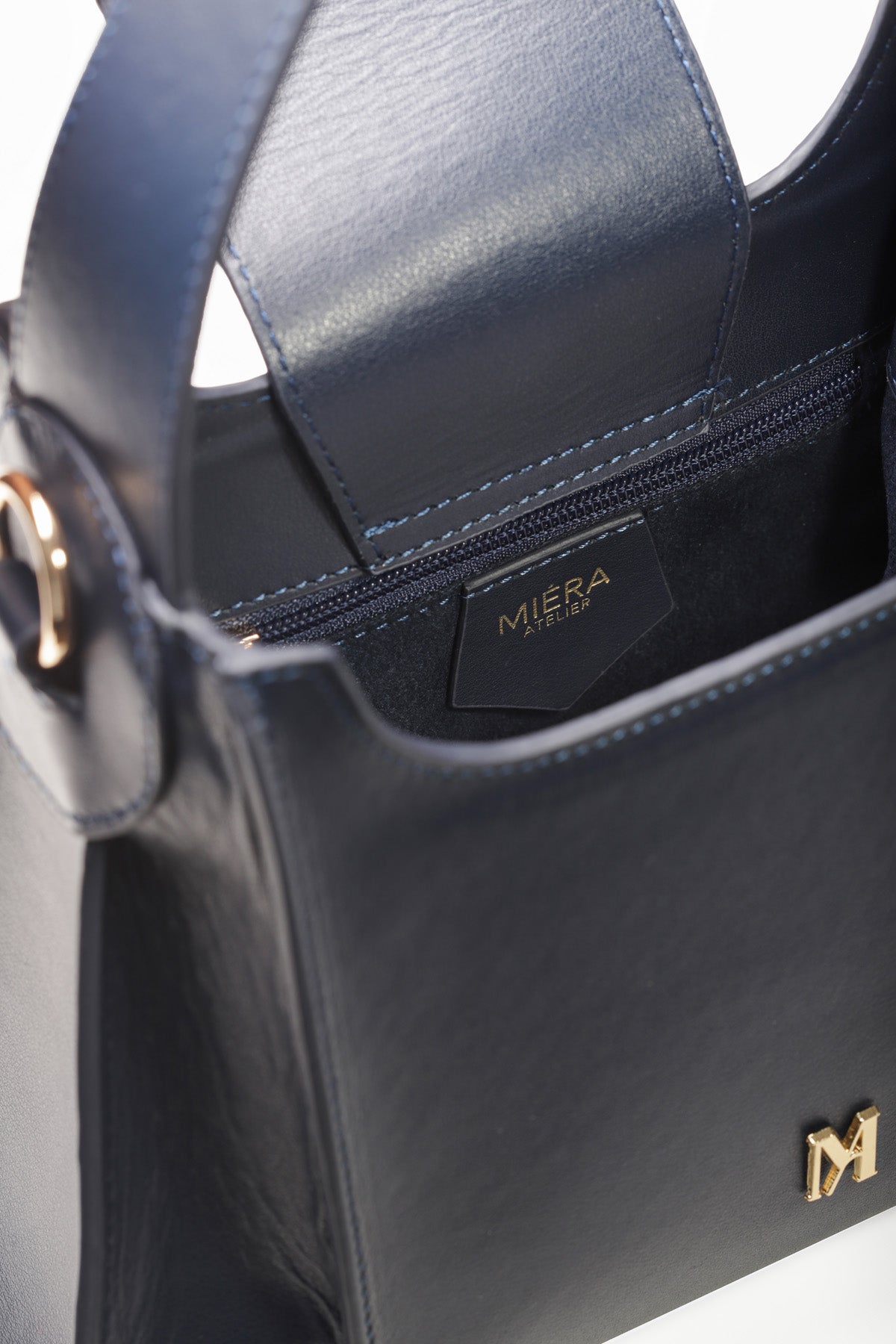 Ksora Lacivert Deri Çanta