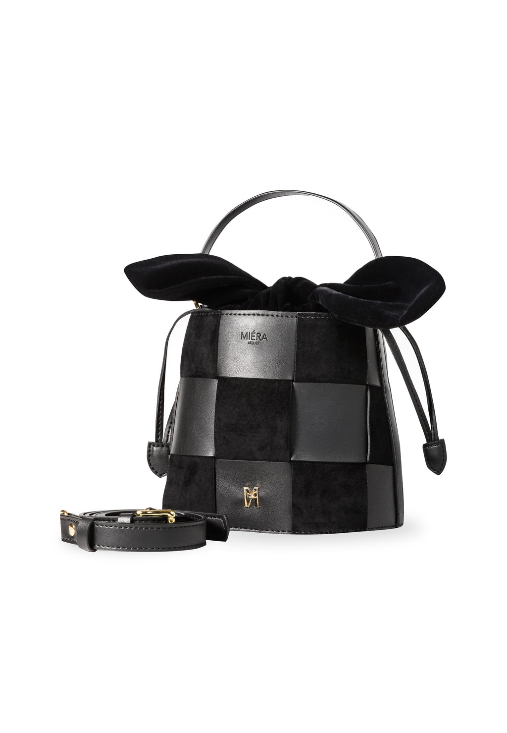 Regulus Black Ribbon Bag