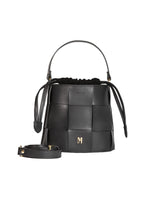 Regulus Black Leather Bag