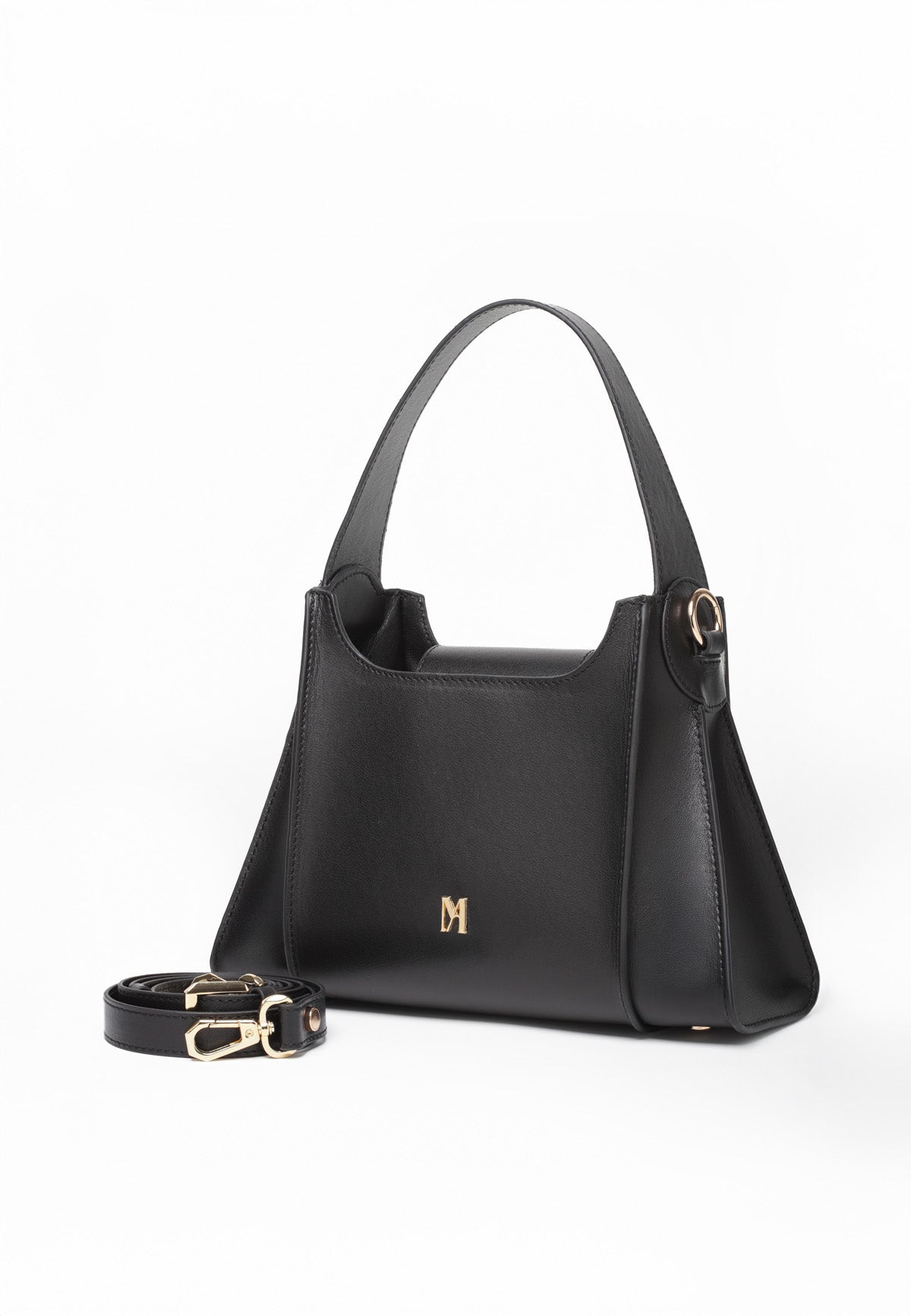 Ksora Siyah Deri Çanta