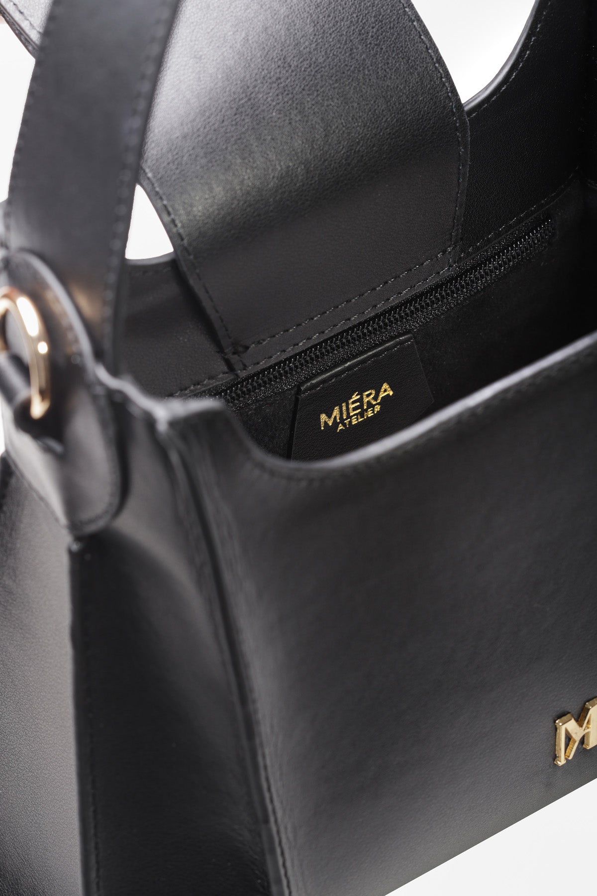 Ksora Siyah Deri Çanta